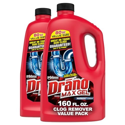 Drano Max Gel Drain Clog Remover and Cleaner 2 Pack