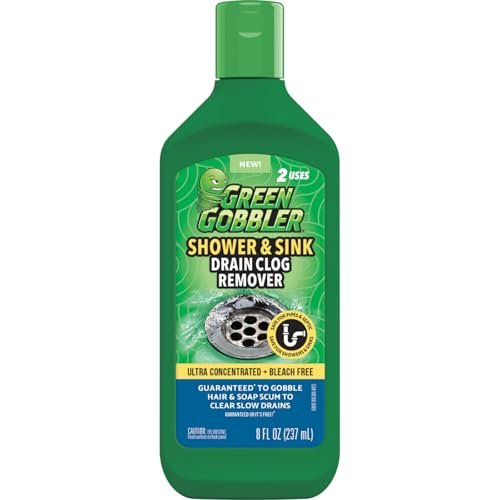 Green Gobbler Ultra Concentrated Drain Clog Remover and...