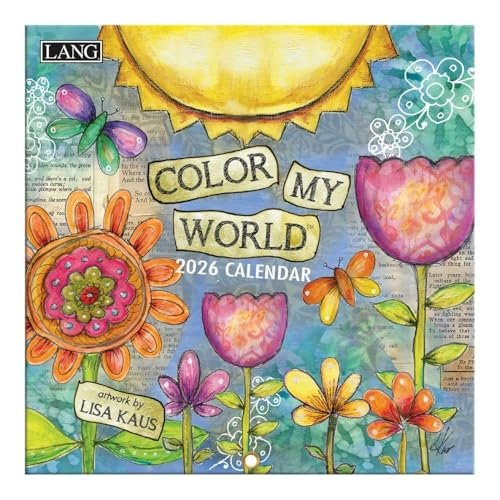 Lang, Color My World 2026 Mini Wall Calendar