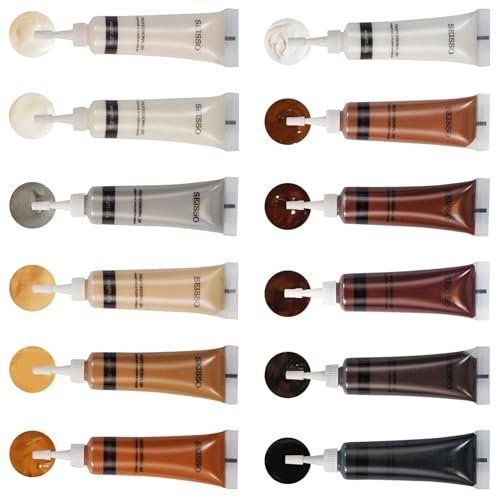 SEISSO Wood Repair Kit Touch up Paint for Wooden Furniture