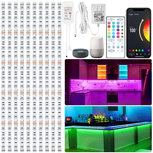 maylit 10 PCS Smart RGB Under Cabinet Lights Kit