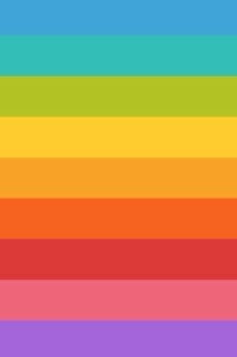 Notebook: Color palette rainbow color scheme