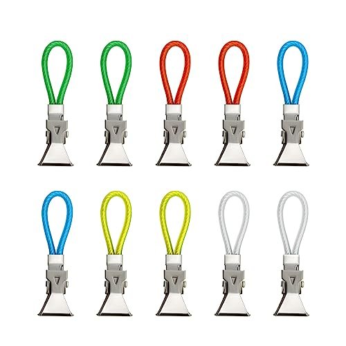WisePoint Tea Towel Clips 10 Pcs, Metal Kitchen Hanging...