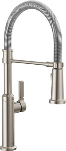 Delta Rhett Pro Style Commercial Kitchen Faucet Pull Down...