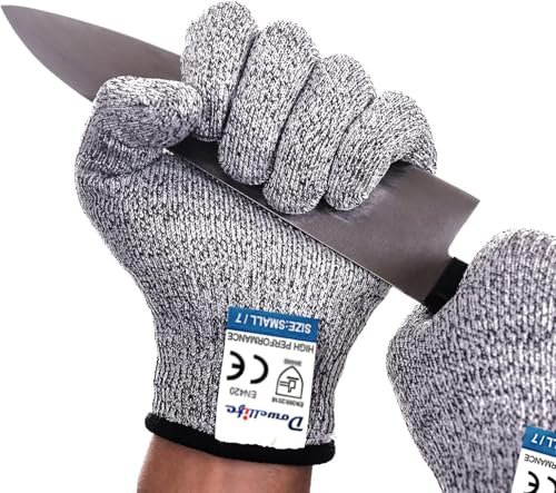 Dowellife Cut Resistant Gloves Food Grade Level 5 Protection
