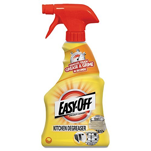 Easy Off Specialty Kitchen Degreaser Cleaner, Clear, Lemon,...