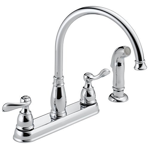 Delta Windemere Chrome Kitchen Faucet with Side Sprayer...