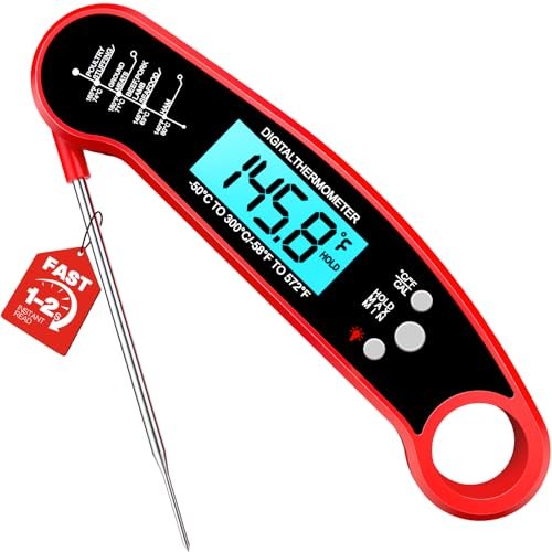 Meat Thermometer Digital - Instant Read Food Thermometer...