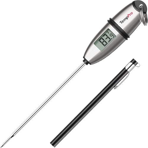 TempPro TP02S Digital Food Thermometer for Cooking with...