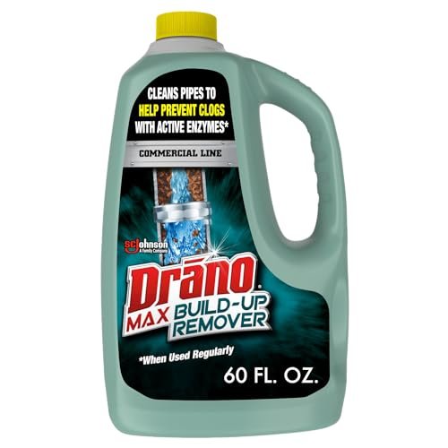 Drano Max Build Up Remover Drain Cleaner, 60 oz