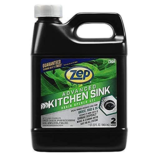 Zep Advanced Kitchen Drain Opener - 32 oz Grease Formula