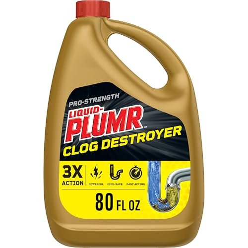 Clorox Liquid-Plumr Pro-Strength Clog Destroyer, Liquid...