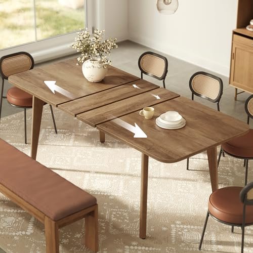 VASAGLE MAEZO Collection - Extendable Dining Table in Honey...