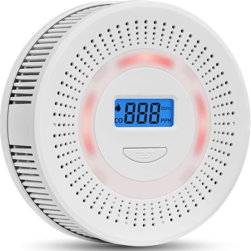 Smoke Detector Carbon Monoxide Gas Alarm, Fire Combo...