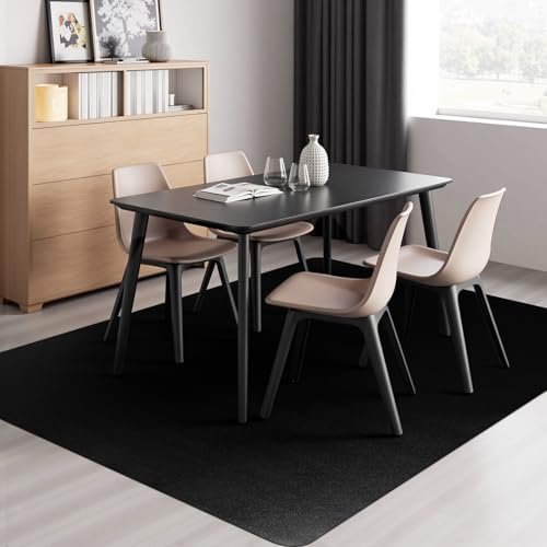 Vicwe Area Mat for Hard Floor, 4'×6' Non-Slip PVC Rug