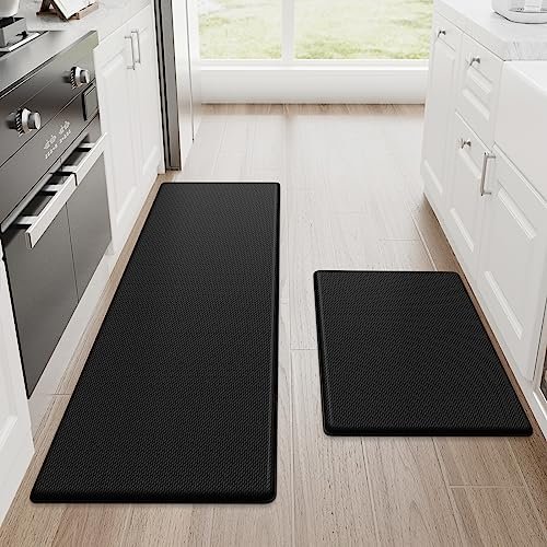 StepRite Kitchen Mats, 2PCS Kitchen Rugs, Cushioned Anti...