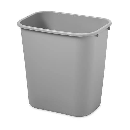 Rubbermaid Commercial Products Resin Wastebasket/Trash Can,...