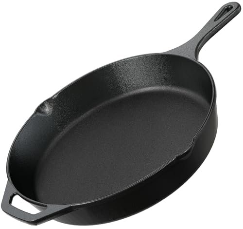 Utopia Kitchen Premium Cast Iron Skillets 12 Inch...