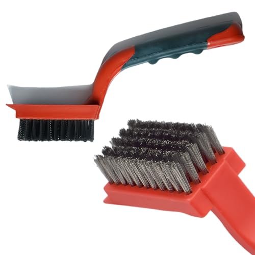 Steel Wire Brush for Cast Iron Skillet, Heavy-Duty