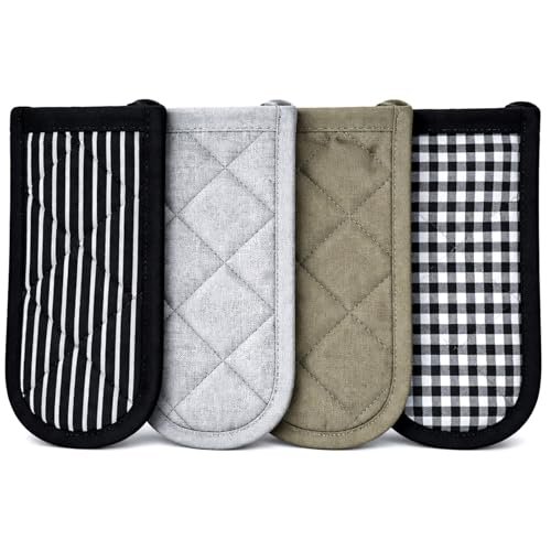 DOPENSPI 4 Pcs Cast Iron Skillet Handle Covers Heat...