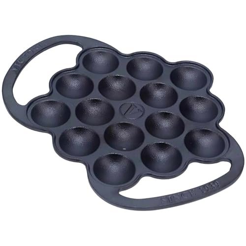 Victoria Cast Iron Poffertjes Dutch Pancake Pan Preseasoned...