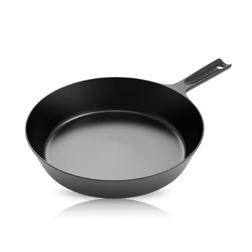 COOKLIFE 10 Inch Lightweight Pre-Seasoned Cast Iron Skillet