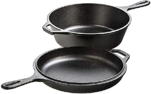 Lodge Cast Iron Combo Cooker - PFAS-Free Dutch Oven