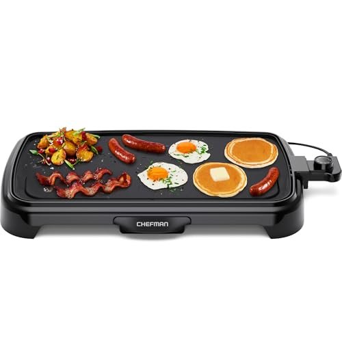 Chefman XL Electric Griddle with Removable Temperature...