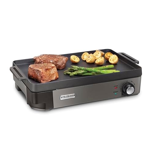 Hamilton Beach Professional Cast Iron Indoor Electric Grill...