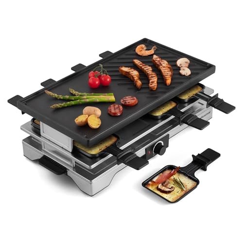 Swissmar Verso Indoor & Outdoor Raclette Grill, 8-Person...