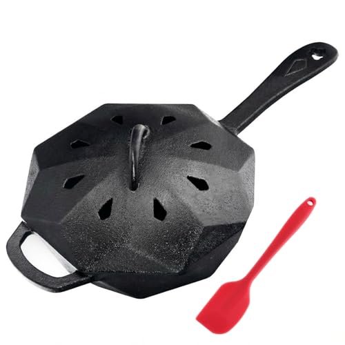 UKENEM Cast Iron Skillet with Lid,Pre-seasone Mini 6.5 Inch  - Best Cast Iron Frying Pan Uk review