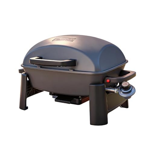 Nexgrill 1-Burner Portable Propane Gas Grill with Lid,...