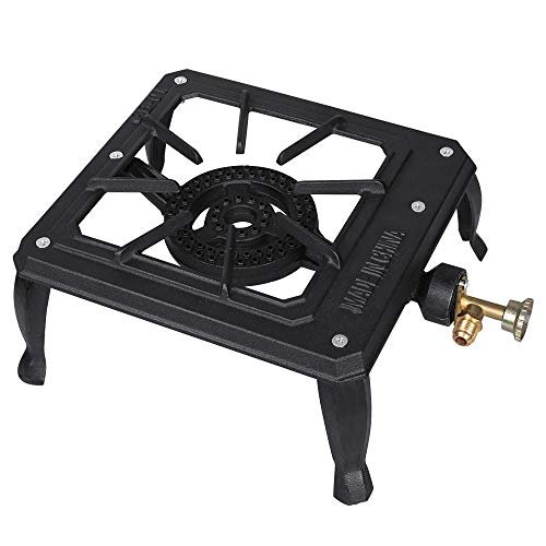 Boshen Portable Stove Burner Cast Iron Propane Outdoor...