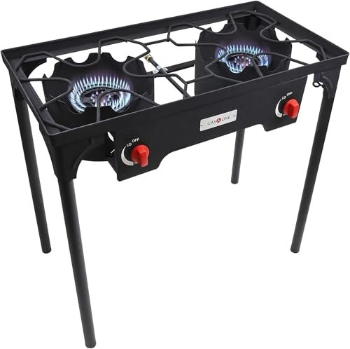 Gas One Propane Double Burner Two Burner High Pressure Stove