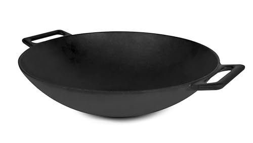 Jim Beam 12'' Pre Seasoned Heavy Duty Cast Iron Pan
