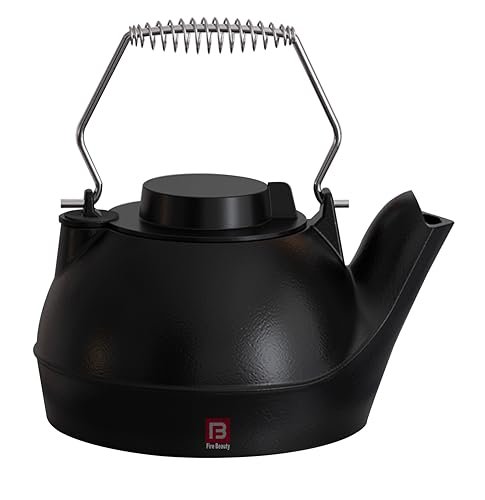 Fire Beauty Humidifying Iron Kettle,Stove Humidifier,Wood...
