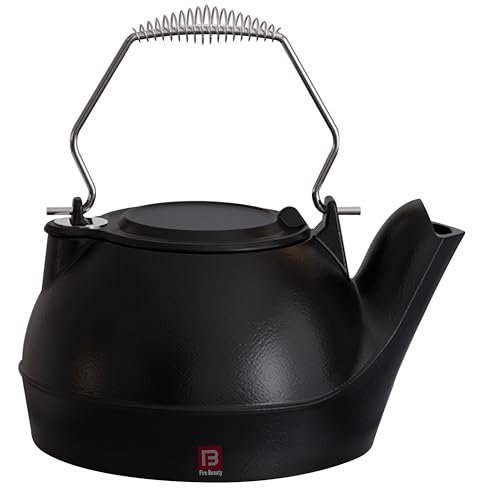 Fire Beauty Humidifying Iron Kettle,Stove Humidifier,Wood...