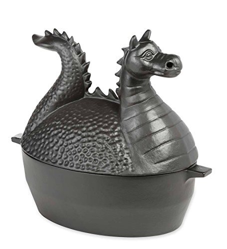 Plow & Hearth Dragon Wood Stove Steamer, Cast Iron...