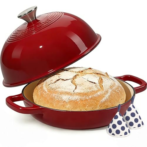 Enamelled Cast Iron Dutch Oven Pot – Umite 6QT Sourdough