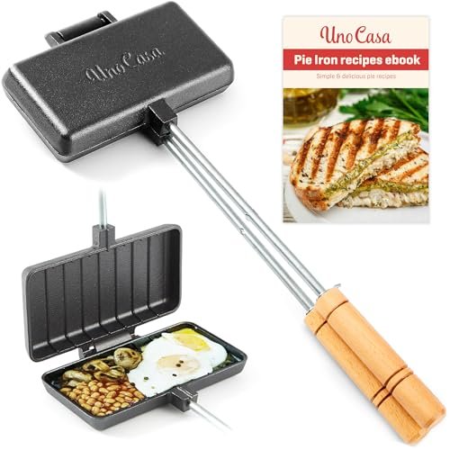 Uno Casa - XL Pie Irons Cast Iron Sandwich Maker