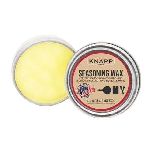 Knapp Made Cast Iron Seasoning Wax and Carbon Steel