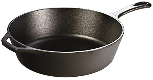 Lodge 5 Quart Pre-Seasoned Cast Iron Deep Skillet