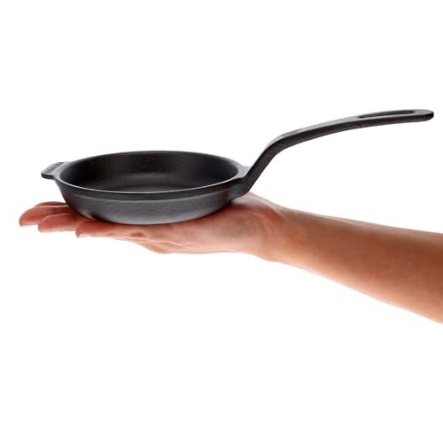 Victoria 4-Inch Cast Iron Skillet, Pre-Seasoned Cast Iron