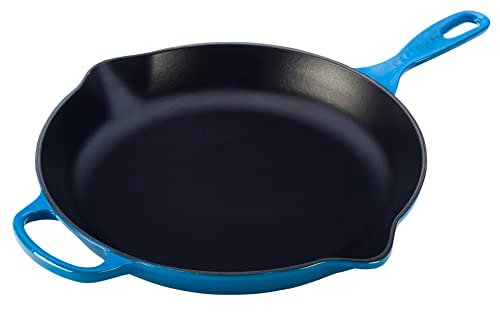 Le Creuset Enameled Cast Iron Signature Iron Skillet...
