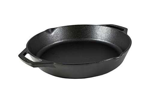 Lodge 10.25 Inch Pre-Seasoned Cast Iron Skillet, Dual...