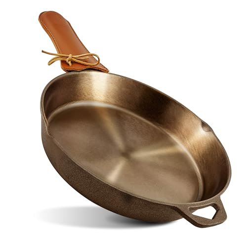 Modern Innovations 10 Inch Cast Iron Skillet, Pre-Seasoned...