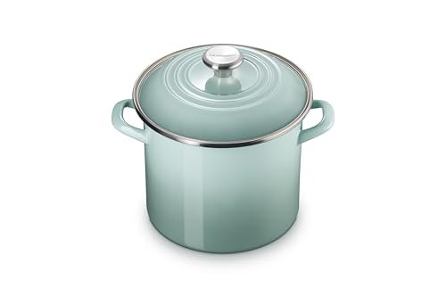 Le Creuset Enamel on Steel Traditional Stockpot, 8qt Sea...