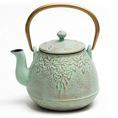 TOPTIER Japanese Teapot with Stainless Steel Infuser, Cast I - Best Cast Iron Teapot with Infuser review