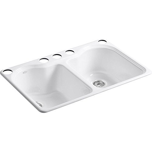 KOHLER Hartland™ 33 Inch Undermount Kitchen Sink,...