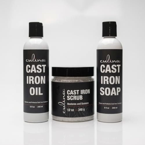Culina Supreme Cast Iron Care Set: Restoring & Cleaning